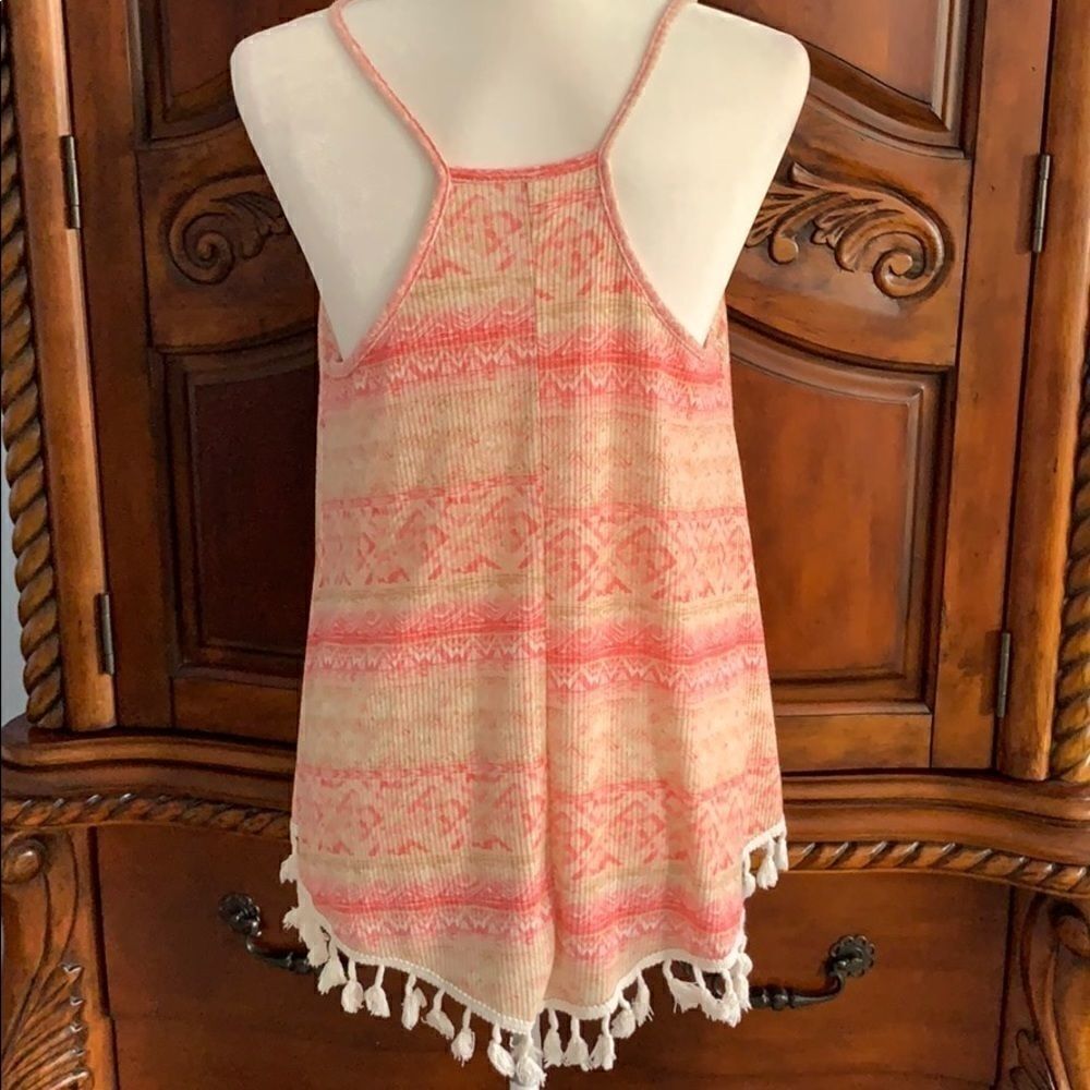 Free to fly tank top with tassels- size S - Picture 3 of 6